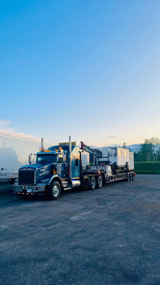 Equipment headed to a northern BC mine for exploration